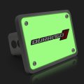 Ipick Image Made For Dodge Durango 3d Logo Glow In The Dark Luminescent Billet Aluminum 2 Inch Tow Hitch Cover