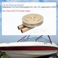 Water Pump Sea Crank Mounted 21214599 Replacement For Volvo Penta 4 3l 0l 5 7l Engines With Serpentine Belt Pulley Raw Impeller