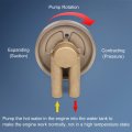Water Pump Sea Crank Mounted 21214599 Replacement For Volvo Penta 4 3l 0l 5 7l Engines With Serpentine Belt Pulley Raw Impeller