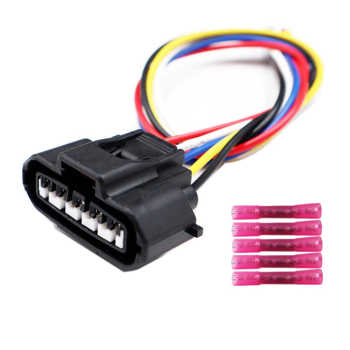Ibvibv 5-wire Mass Air Flow Sensor Connector Plug For Chevrolet Ford Lexus Mas0245 Mas0188 245-1095