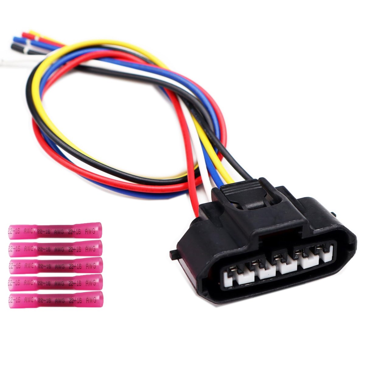 Ibvibv 5-wire Mass Air Flow Sensor Connector Plug For Chevrolet Ford Lexus Mas0245 Mas0188 245-1095