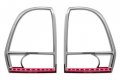 Razer Auto Led Tail Light Bezel Trim Cover For 2002-2009 Chevrolet Trailblazer 