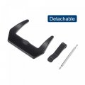 Uxcell Watch Strap Clasp Replacement Set Stainless Steel Frosted Pvd Buckle Black For 22mm Width Bands With Spring Bar Remover