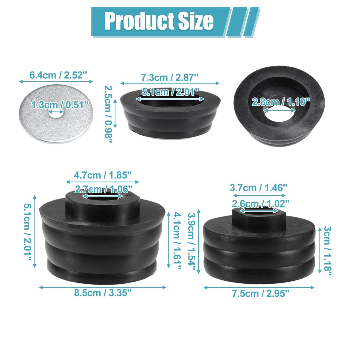 1 Set Body Mount Bushing Kit For Ford F250 F350 Super Duty 1999-2018 Cab Mounts And Washers