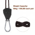 2pcs 1 8 4mm Adjustable Ratchet Rope Hanger With Metal Gears 2ft 2 5meter Strap Ratcheting Pulley System Bungee Cord For