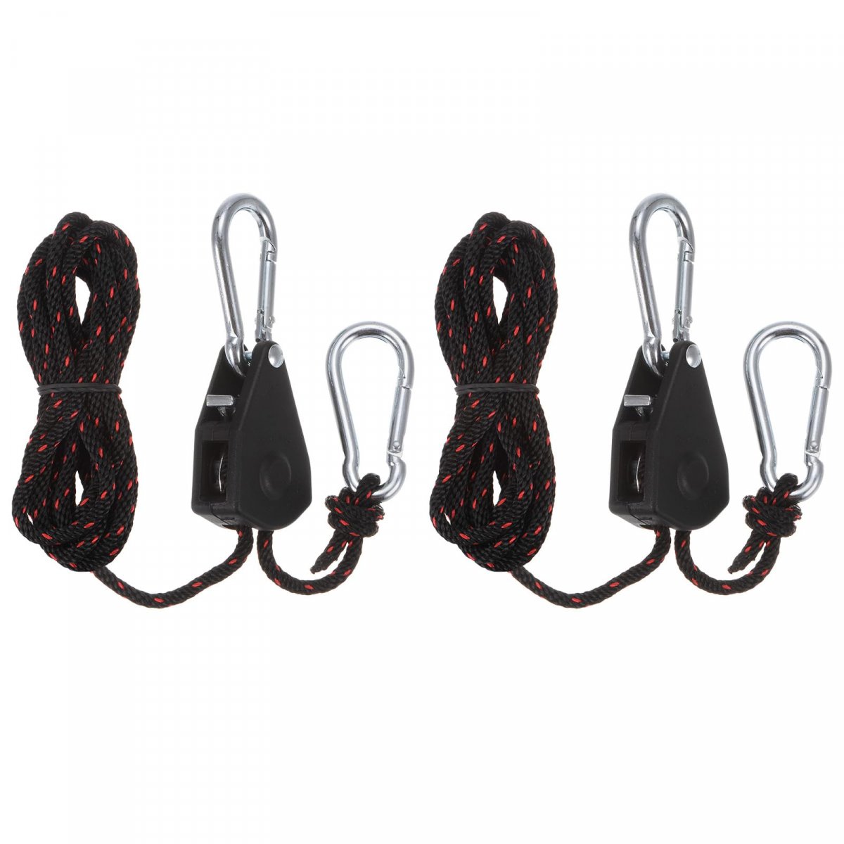 2pcs 1 8 4mm Adjustable Ratchet Rope Hanger With Metal Gears 2ft 2 5meter Strap Ratcheting Pulley System Bungee Cord For