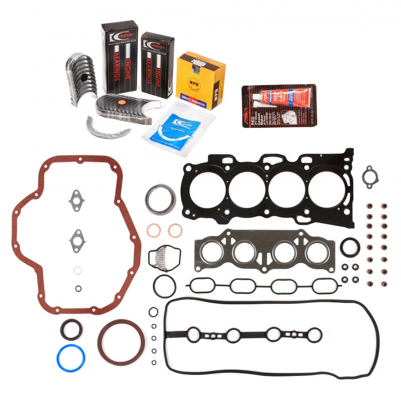 Evergreen Engine Rering Kit Fsbrr2040 For 01-05 Toyota Highlander Rav4 Solara 2 4 2azfe Full Gasket Set Standard Size Main Rod