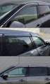Premium Jdm Smoke Tinted Window Visor Rain Guard W Clips Chrome Trim Compatible For 2021 2022 Nissan Rogue Sl Sv S Platinum