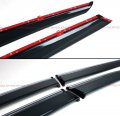 Premium Jdm Smoke Tinted Window Visor Rain Guard W Clips Chrome Trim Compatible For 2021 2022 Nissan Rogue Sl Sv S Platinum