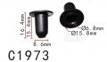 Autobahn88 Center Shield Wheel Opening Molding Grommet Clip Compatible With Volkswagen Oem 3c0853586 Pack Of 20