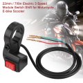 Motorcycle Handlebar Toggle Switch 3-speed Electric Push Button Control Module On-off 22mm 7 8 Inch