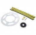 Yellow O Ring Chain Sprocket For Yamaha 99 Yz400f 01-02 Wr426f 15 50 114l