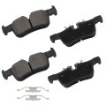 D1762 Brake Pads W Hardware Rear Disc Pad Set 