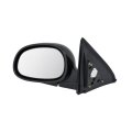 Driver Side Door Mirror For Honda Civic 1992 1993 1994 1995 Power Glass Foldaway Non Heated Black Flat Hatchback Coupe 