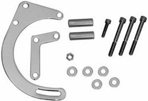 Alternator Bracket For Small Block Chevy Driver Side Low Mount Chrome Alloy Steel Short Water Pump R7758