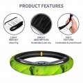 Foruidea Frog Shadow Leaf Car Steering Wheel Cover Neoprene Automotive Anti Slip And Sweat Absorption Auto Wrap Fit Most Cars