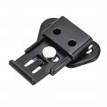 Uxcell 1 61-inch Iron Butterfly Twist Latch Keeper Toggle Clamp For Case Box 3 Pcs Black