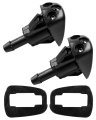 2 Pcs Front Windshield Washer Nozzle For Toyota 4runner 2003 2009 Replace 85381 52151 35090 Anti Clogging Spray Nozzles 