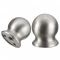 Aspen Creative Brushed Nickel 24042-09-2 Finial For Lamp Shade Finish 1-1 4 Height 2pcs Pack 