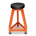 Auto Dynasty Mechanic Stool Chair Heavy Duty Metal Mechanics Garage Shop Seat With Tool Storage Tray And Rotatable Padded For 