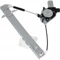 Ocpty Rear Driver Side Power Window Regulator W Motor Compatible With 2008-2011 For Subaru Impreza 2012-2014 Wrx 2013-2014 Sti