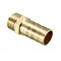 Uxcell Brass Barb Hose Fitting Connector Adapter 12mm Barbed X 1 4 Pt Male Pipe 5pcs