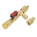 Valve Core Remover Installer Durable Copper Abs Air Conditioning Repair Tool For R12 R122 R410 Hvac Technicians 