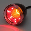 Httmt- Front Clear Led Running Brake Turn Signal Glossy Black Indicator Light Compatible With H-d Xl 883 1200 92-17 P N