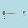Towel Bars Black Steel Sanibel Bar 24 
