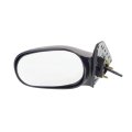 Door Mirror Driver Side For Chevy Prizm 1998 To 2002 Black Flat Glass Manual Remote Non Foldaway Heated Replacing Gm1320234 