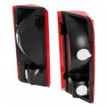 Hecasa Pair Tail Light Compatible With 1980-1986 Ford F-150 F-250 F-350 Bronco F-100 Halogen Brake Lamp Taillight Replacement