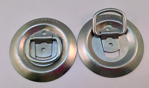 2pk Flush Mount Cargo D Rings 1200 Lbs Mbs
