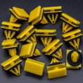 Rexka 15pcs Rocker Panel Moulding Clips Yellow Nylon For Gm Chevrolet Equinox Pontiac Torrent 
