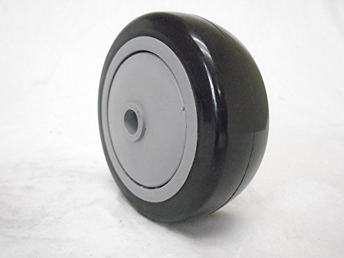 3-1 2 X 1-1 4 Swivel Caster Black Polyurethane Wheel With Brake 300 Lbs Tool Box