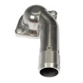 Engine Coolant Thermostat Housing For Kia Spectra 2004 2009 Metal Natural Finish 180 Degrees Neck Angle 0 313 In Mounting Hole