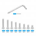 Uxcell M6 Torx Security Screws Kit M6x10 12 16 20 25 30 35 40mm 75pcs 304 Stainless Steel Pan Head Tamper Proof Screw W 1pcs