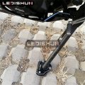 Ledishun Side Stand Enlarger Extension Pad For Kawasaki Versys650 Ninja400 Z400 Ninja250 Z250 Klx250 Red