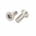 Uxcell M3x8mm 304 Stainless Steel Flat Head Torx Drive Type Screw Silver Tone 30pcs