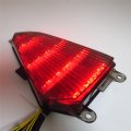 Httmt Mt356- Tail Light Brake Signal Turn Smoke Lence Yellow Red Led Compatible With 2008 2009 2010 2011 2012 2013 Yamah Yzf-r6