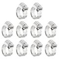 36 Pcs Hose Clamps Stainless Steel 3 8 5 10-16mm Adjustable Worm Gear Drive Pipe Clamp For Plumbing Dishwasher Automotive 