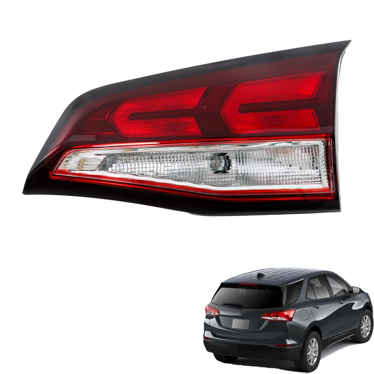 Right Side Tail Light Inner Lamp Assembly Replacement For Equinox 2022 2024 Part Number 85132590 Red Halogen Waterproof Rear 1