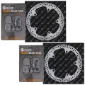 Niche Front Brake Rotor Pad Semi Metallic Kit For Bmw 34118534183 34117671780 34117660448 34117711428 34118526575