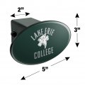 Lake Erie College Storm Logo Oval Tow Hitch Cover Trailer Plug Insert 2