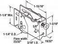 Prime-line D 1820 1-1 4 In Steel Ball Bearing Sliding Door Roller Assembly Single Pack