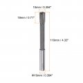 Harfington Chucking Reamer 10mm H7 Carbide Tip Straight Flutes Round Shank Lathe Machine Milling Cutter