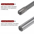 Harfington Chucking Reamer 10mm H7 Carbide Tip Straight Flutes Round Shank Lathe Machine Milling Cutter