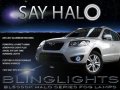 Blinglights Brand Halo Fog Lights Kit Compatible For 2010 2011 2012 Hyundai Santa Fe