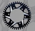Vortex 454zk-43 Sprocket Rear Alum 43 T 