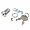Drawer Cabinet Cam Lock 1-1 8 Cylinder Length With No 1 Fits On 7 Max Panel Thickness Zinc Alloy Chrome Finish Keyed Different