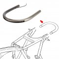 Rear Seat Loop Motorcycle Tail Hoop Frame For Cafe Racer Style Flat Pipe Tube Fit Honda With Brake Turn Signal Light 210mm 8